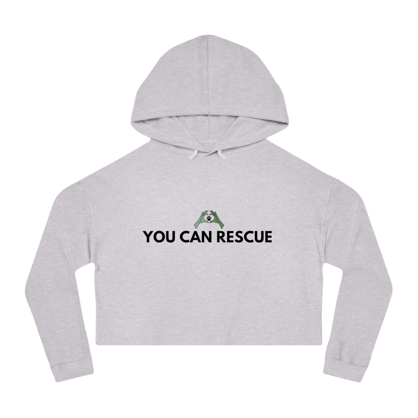 YCR Signature Merch | Cropped Hoodie | Black Logo