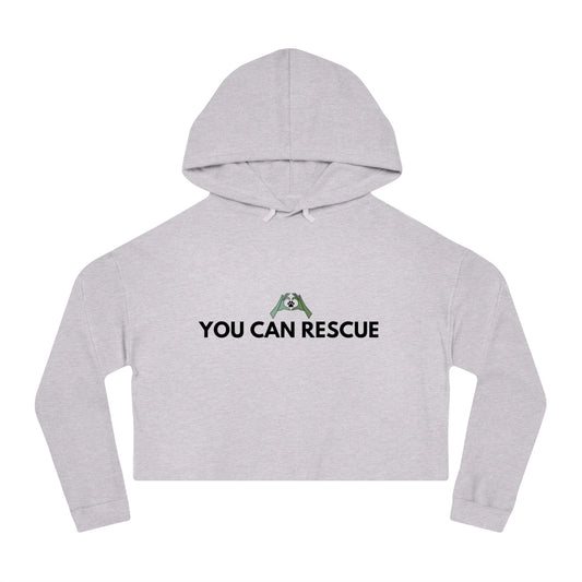 YCR Signature Merch | Cropped Hoodie | Black Logo