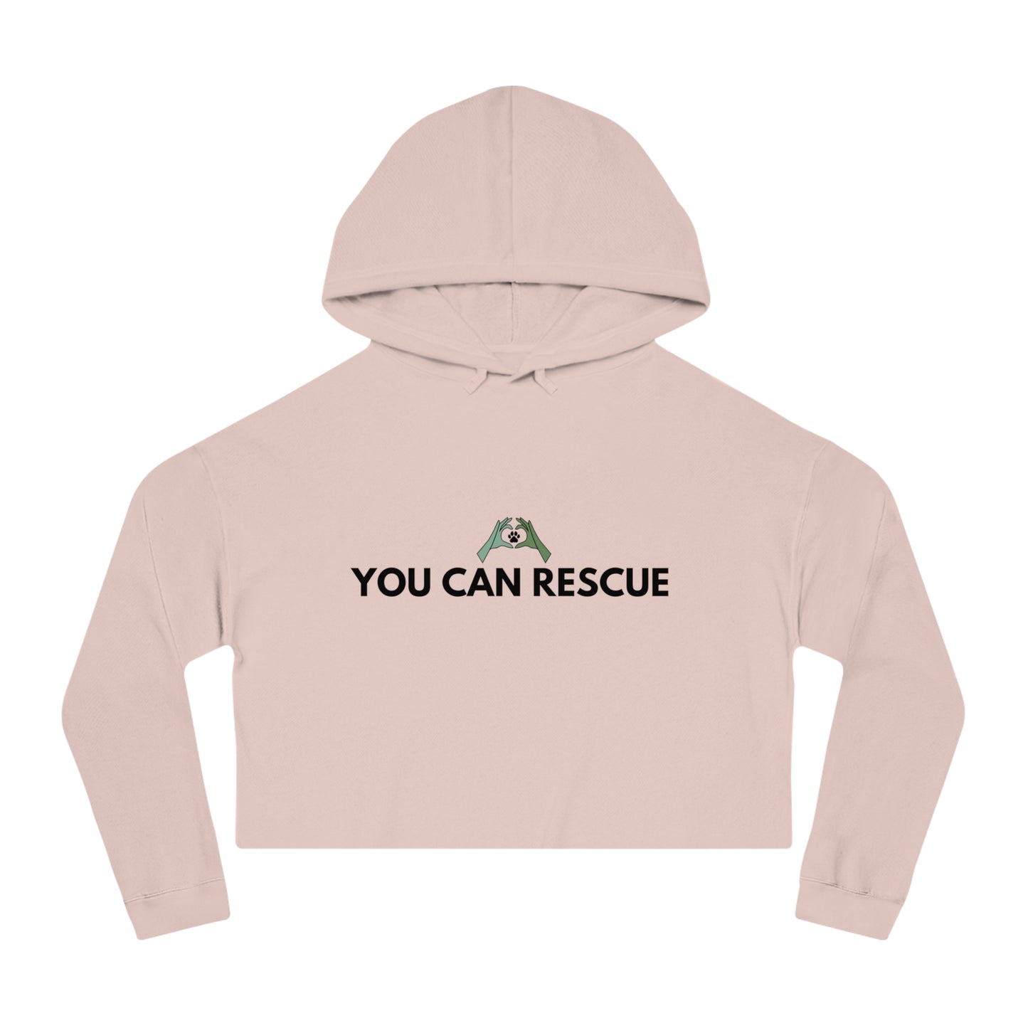 YCR Signature Merch | Cropped Hoodie | Black Logo